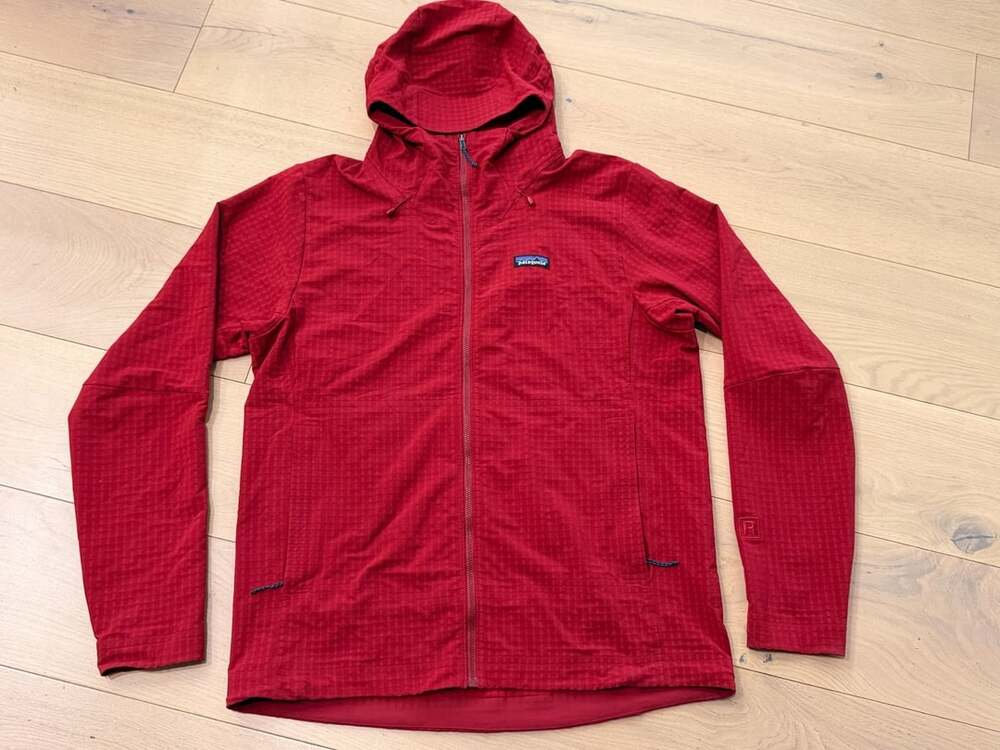 Patagonia R1 TechFace Hoody Red Fleece Jacket large
